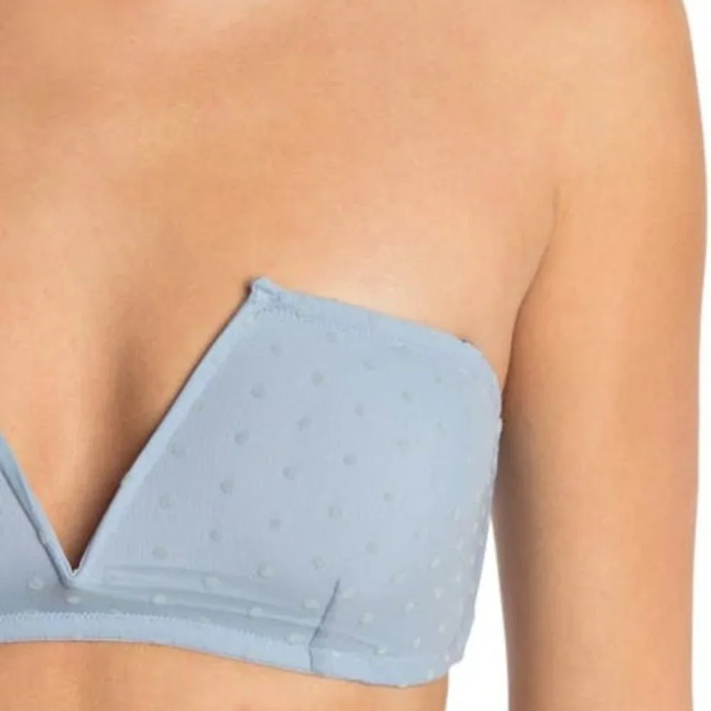 Free People‎ Sierra Wireless Convertible Bandeau Bralette Blue